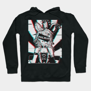 Omaru Polka Hololive Glitched Hoodie